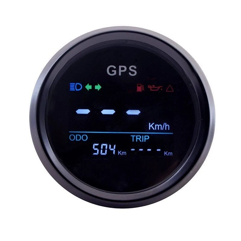 52mm Waterproof GPS Digital Speedometer Odometer Gauge for Motorcycle Car Truck - Image 3 of 4