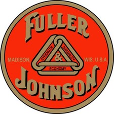 2 Official Fuller & Johnson Water Slide Off Decals