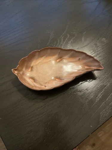 vintage frankhoma leaf dish 225