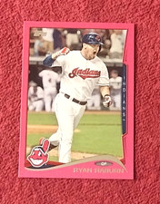 RYAN RABURN INDIANS 2014 TOPPS #440 PINK 22/50 (B1)