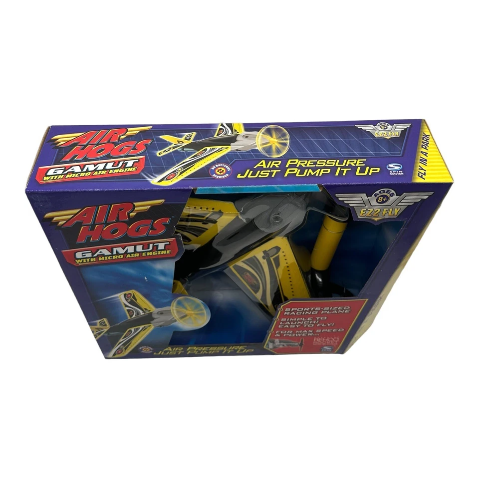 Air Hogs "Gamut" Air Pressure Sport-Sized Racing Plane Spinmaster 2006 BRAND NEW - Image 2 of 4