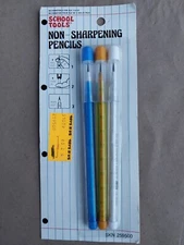 Vintage 1987 BENSIA Rocket Pencil Non Sharpening Pencils Rare 