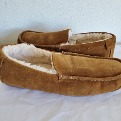 Koolaburra by UGG Tipton Men\'s Suede Slipper Chestnut Brown Size 10 Koolaburra UGG Tipton Comfy Chestnut Leather Suede Moccasin  main image 2