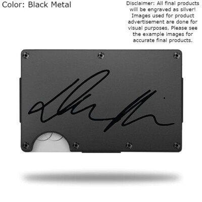 Custom DAVE NAVARRO Laser Engraved Wallet - Pick A Wallet Color