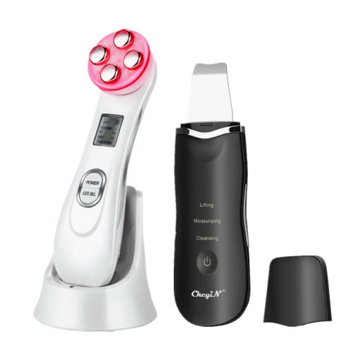 Ultrasonic Face Cleaning Skin Scrubber Facial Cleansing Peeling Machine Pore  - 第 1/8 張圖片