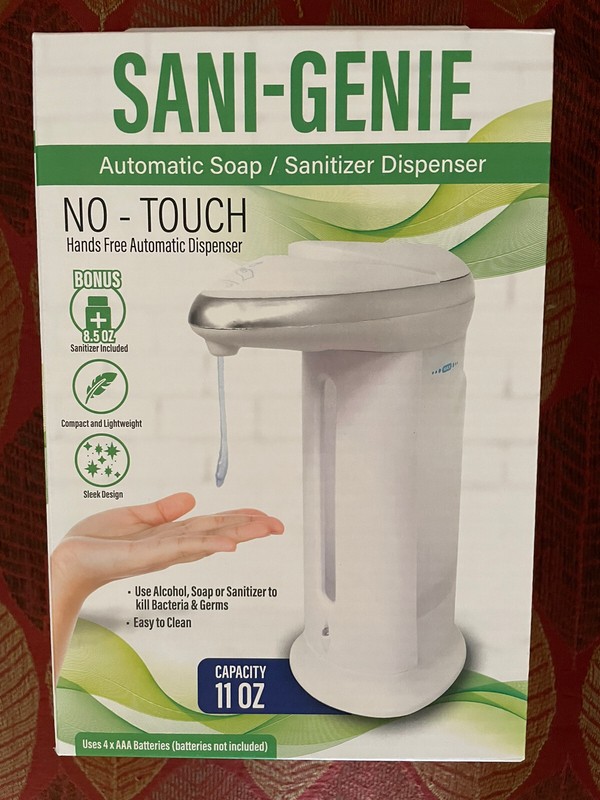 Sani-Genie Automatic Sanitizer Or Soap Dispenser No-Touch Hands Free New