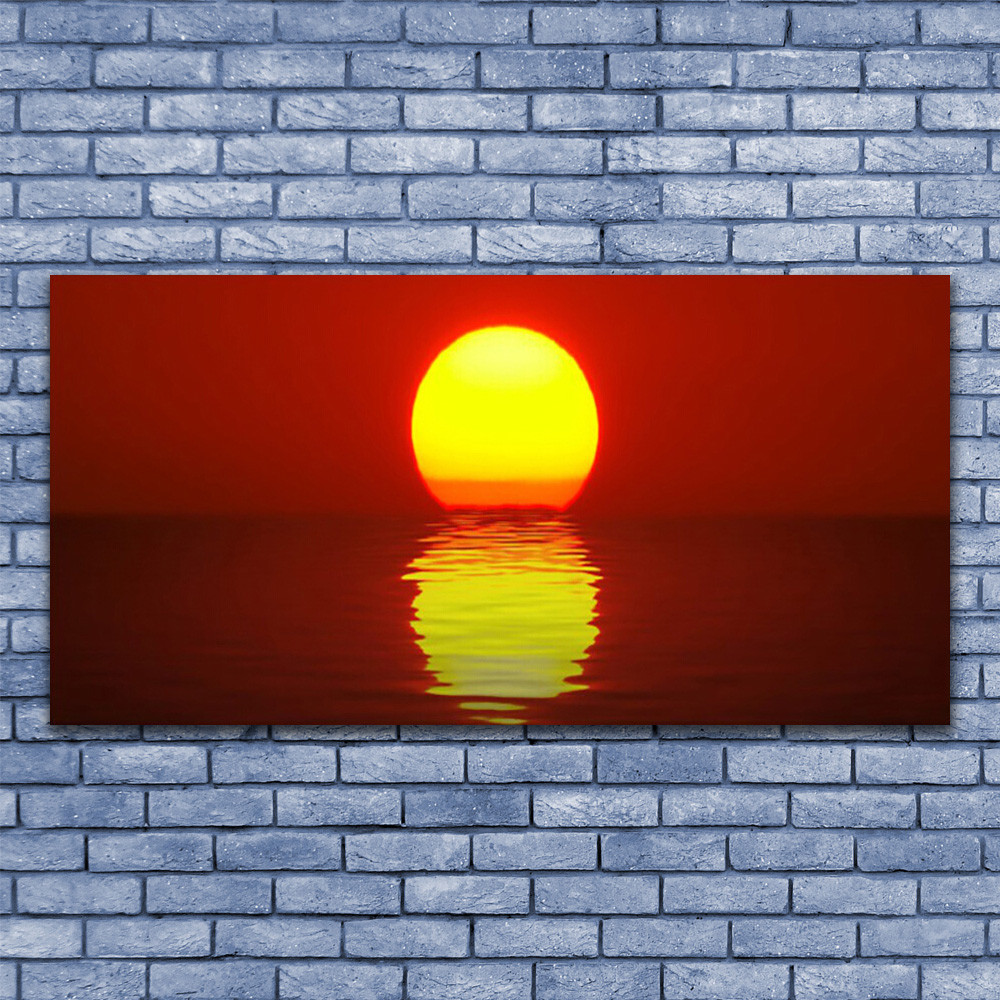 Tableau sous verre 140x70 paysage de mer pour illuminer un salon sombre