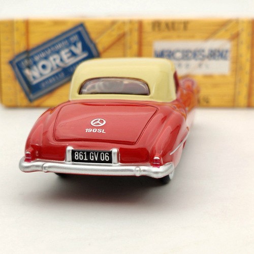 1:43 Norev Mercedes Benz 190 SL Rojo CL3512 Diecast Modelos Coche Colección Limitada - Imagen 5 de 9