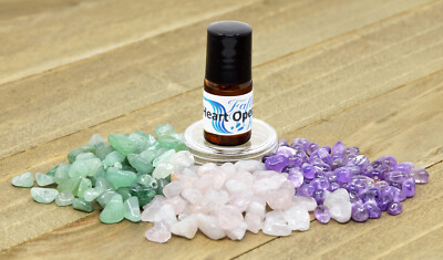 HEART OPENING - Reiki Charged Essential Oil & Crystal Blend Roll On 2ml