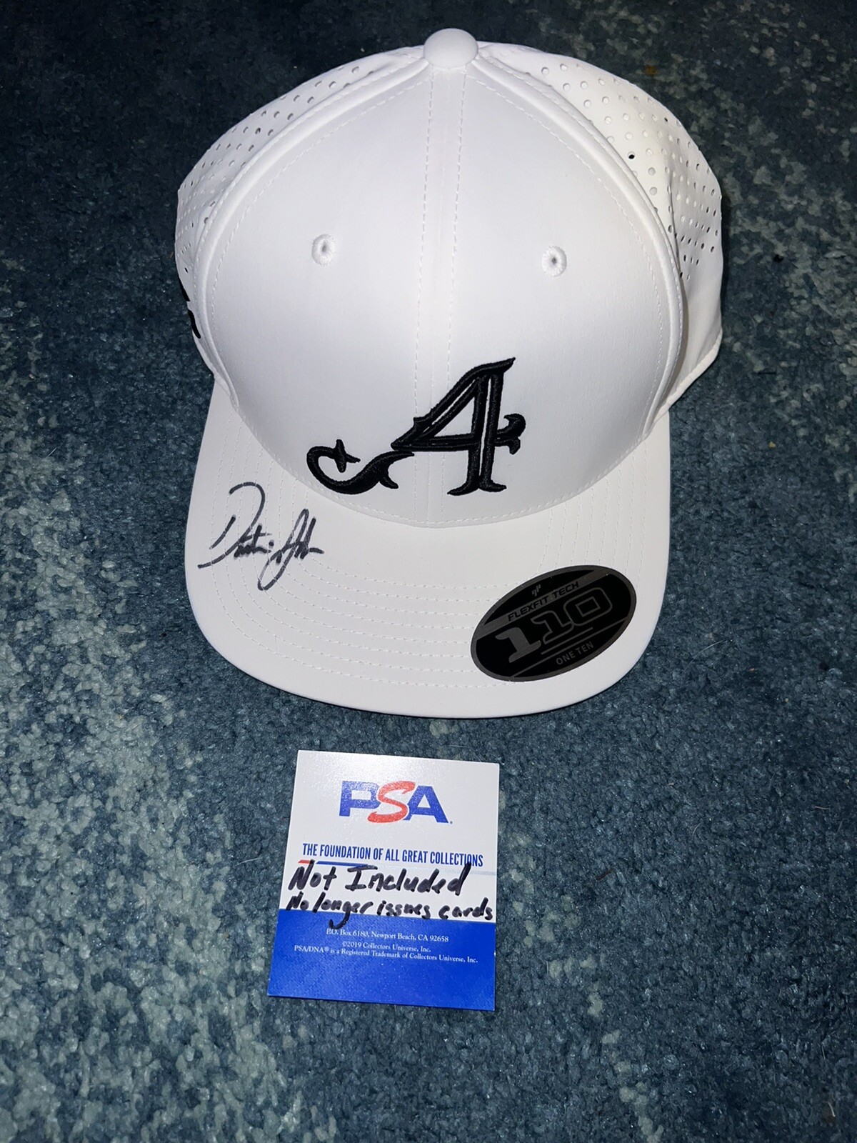 Dustin Johnson Autographed Signed Aces Hat Superstar Golfer PSA/DNA 