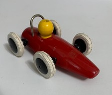 Vintage wood toy BRIO RACE CAR made in SWEDEN 60's 70's  PREOWNED 