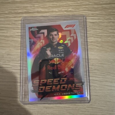 2022 Chrome Formula 1 Racing Speed Demons #SD-MV Max Verstappen