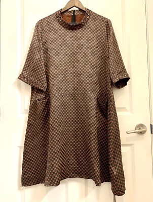 Mulberry Silk Blouse Tunic Dress NWT XL $488