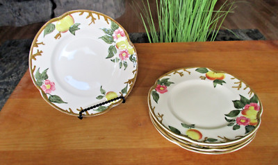5 Vintage Johnson Bros Peach Bloom Bread & Butter Plates Peach Bloom 6.25  Dia
