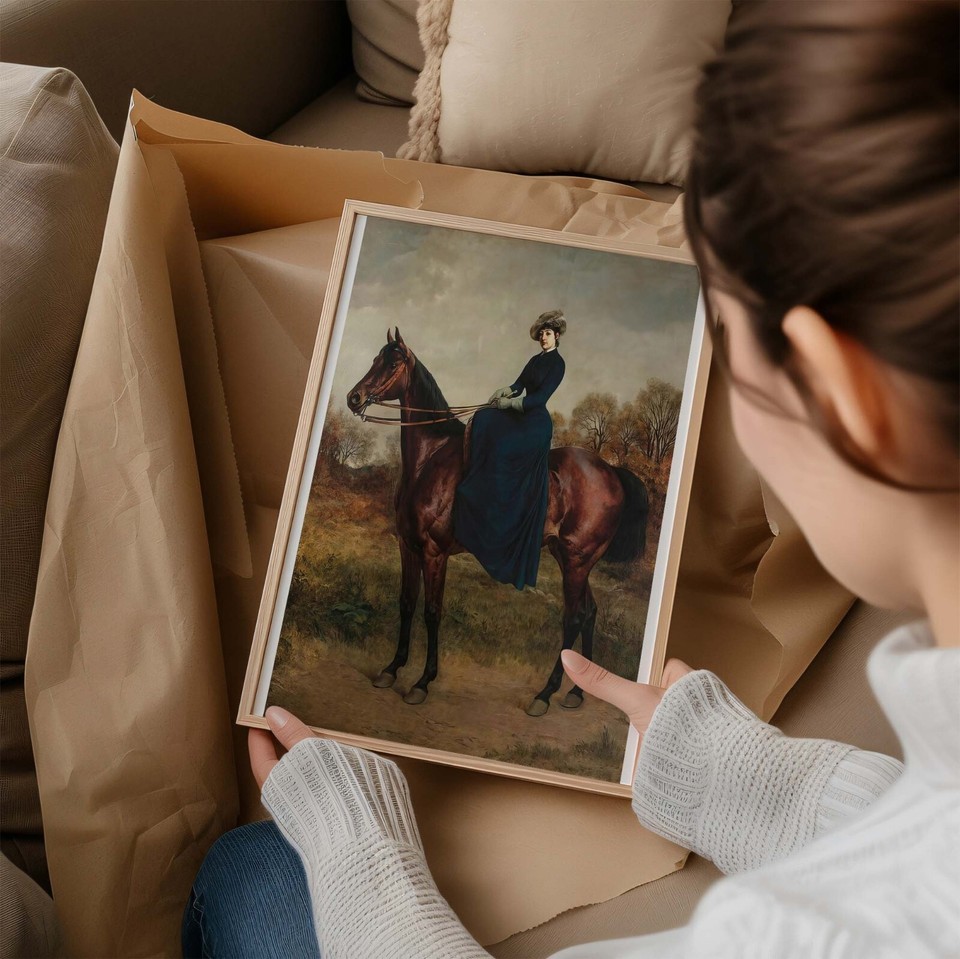 Vintage Wall Art Plant Chervil Sketch Minimalist Painting Rustic