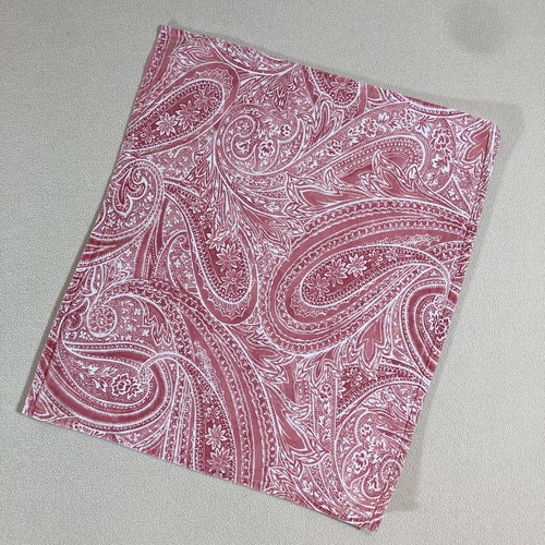 Lauren Ralph Lauren Vintage Cloth Napkins Set of 4 17.5x19.5 Pinkish Red Paisley