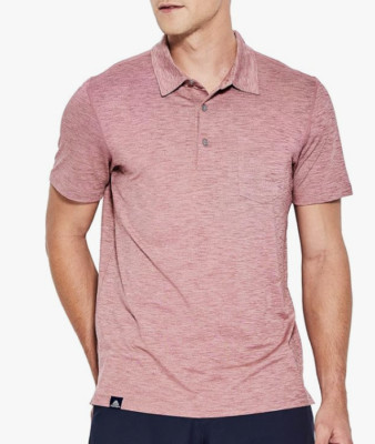 Men's Quick Dry Polo Shirt Short Sleeve Golf Hiking Casual Shirt with Pocket 2XL