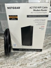 NETGEAR AC1750 WiFi Cable Modem Router 802.11 ac Dual Band Gigabit