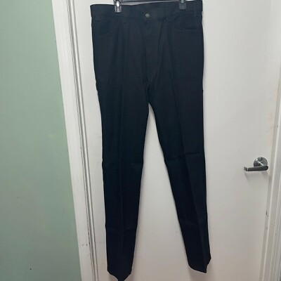 Levis 547 Mens Regular Fit Dark Wash Straight Leg Comfort Black Jeans Size  44x36 | eBay