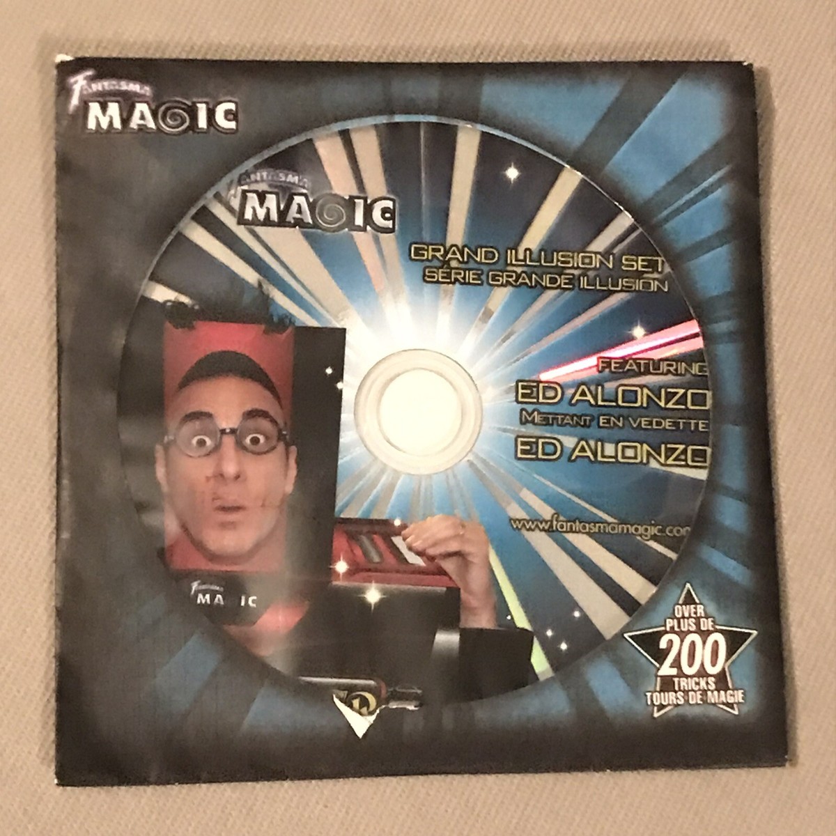 Fantasma Magic Grand Illusion Set DVD Ed Alonzo Magic Tricks Disc