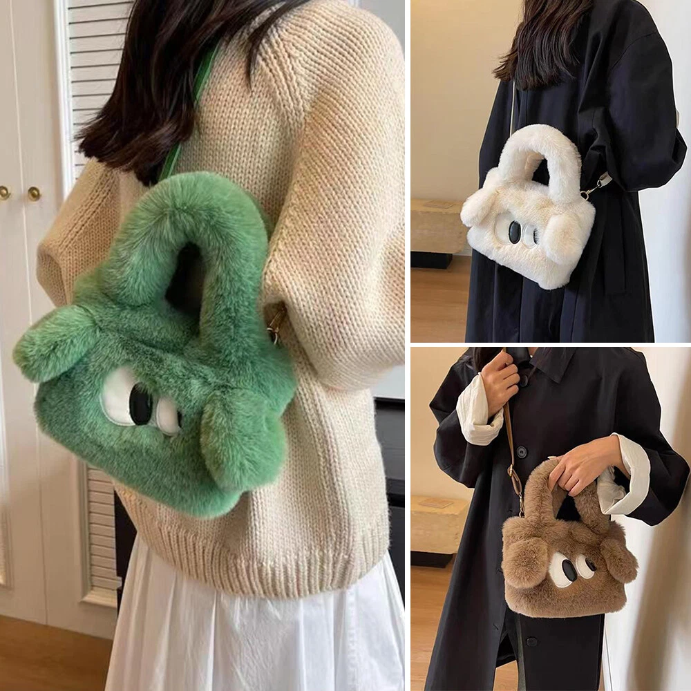 Furry side bag hot sale