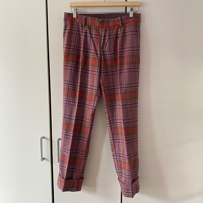 Free People All For Me karierte Hose Gr. 0 UK 4