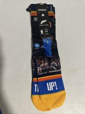 Stance NBA Oklahoma City THUNDER UP Mens Crew Socks M 6-8.5 Durant Westbrook