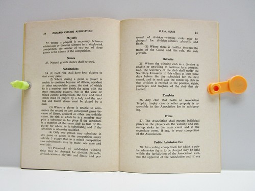 De colección - MANUAL DE CURLING - Asociación de Curling de Ontario - 1967 - Imagen 5 de 9