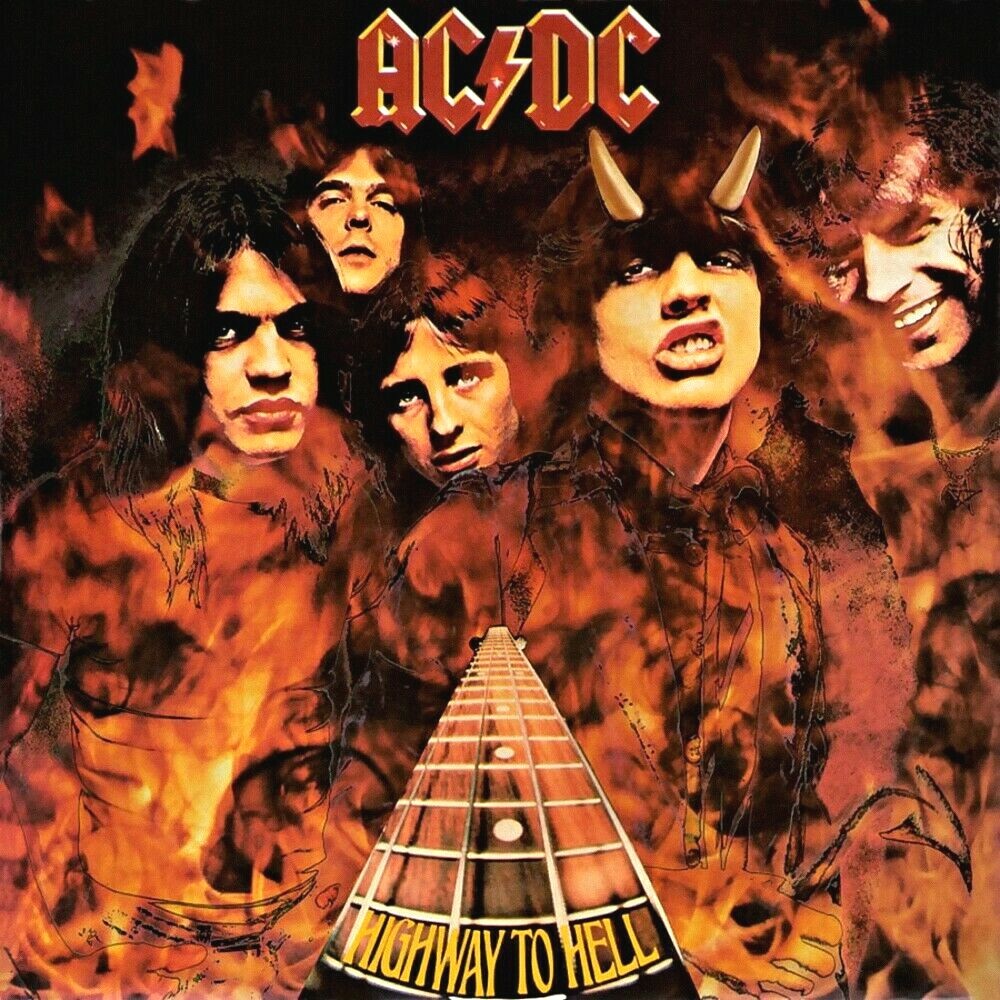 AC/DC Highway To Hell Australian 12x12 Album Cover Replica Poster