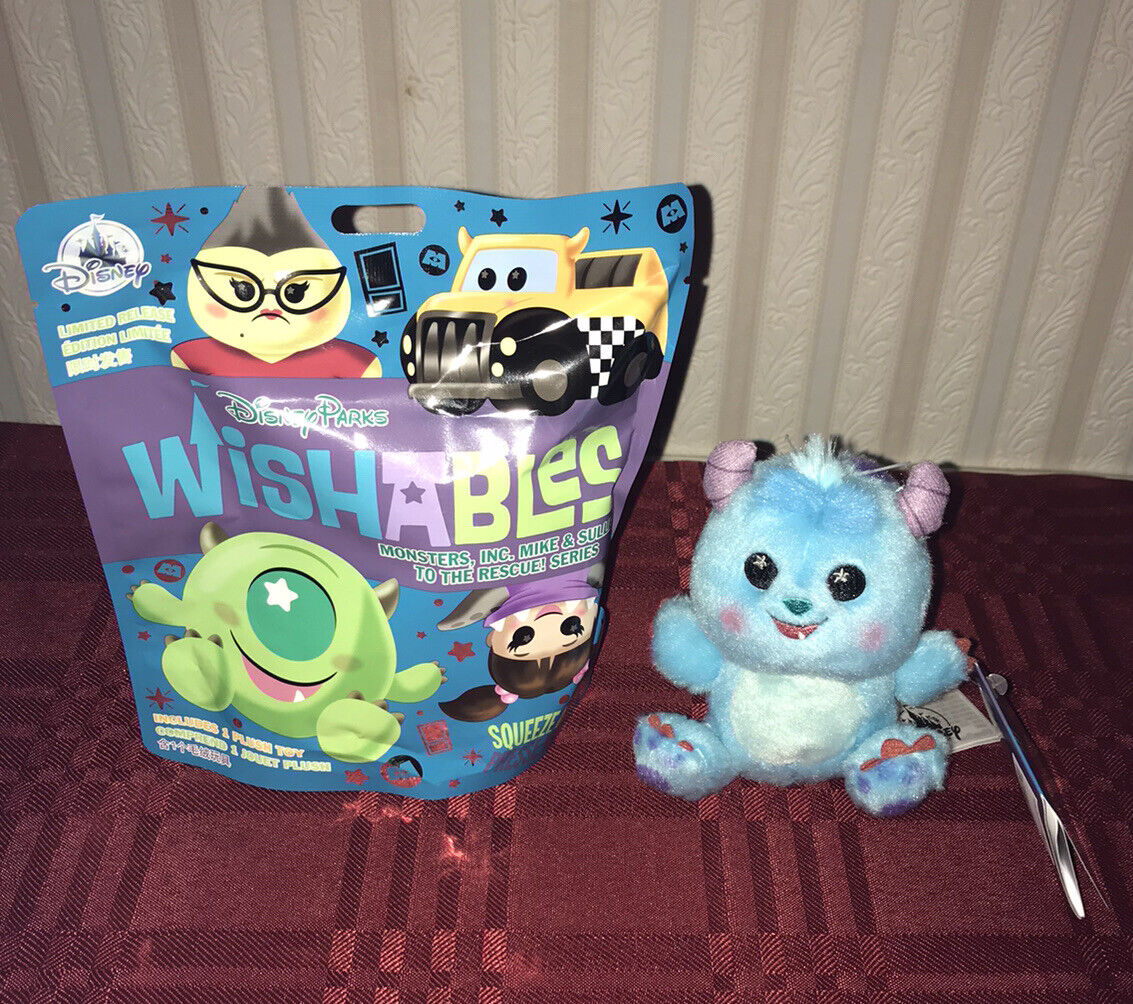 Monsters, Inc. Mike & Sulley to the Rescue Wishables Mystery Plush