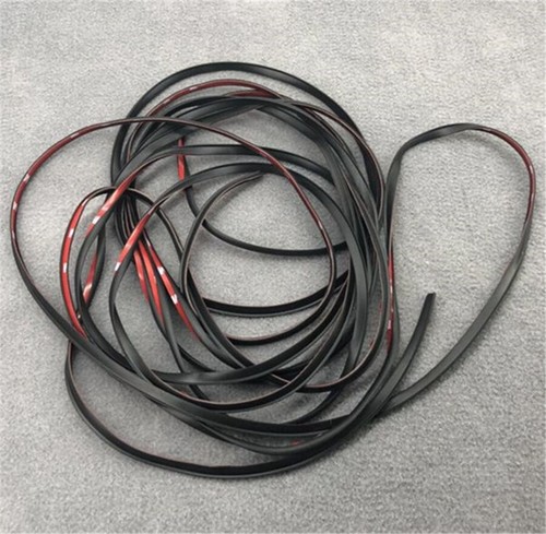 Dual Tape Car Rubber Seal Strip Weatherstrip Edge Trim Black 8x10mm 5M Universal - Picture 15 of 19
