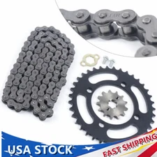 For Taotao 110cc 125cc ATV Dirt Bike 420 Chain Rear & Front Sprocket