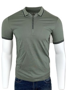 armani zip polo