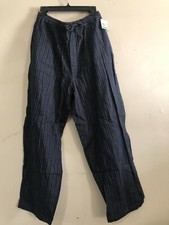 NWT Nautica Size L Pajamas Intimate Sleep Wear Navy Blue Green Yellow Pant Men