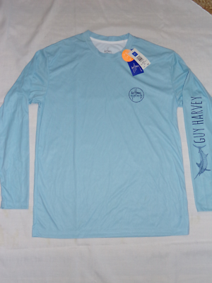 Chemise De Pêche Manches Longues Guy Harvey Taille M - Homme - Bleu