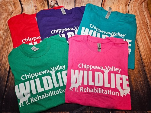 Chippewa, Chippewa Valley Wildlife Rehabilitation SHORT SLEEVE T-Shirt - Variety of Colors