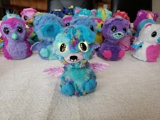 Hatchimal Draggle Dragon Multi/Blue Hatched Interactive Lights Up- Fast shipping