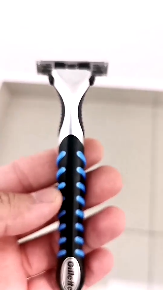 3 pcs GILLETTE Sensor Excel Razor Blue Black 3pcs NEW | eBay