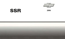 2006 Chevrolet SSR Truck Owners Manual User Guide