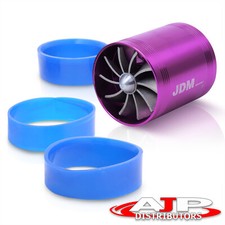 2.5 Jdm Intake Turbonator Dual Fan Gasfuel Saver Purple For Subaru