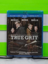 TRUE GRIT JEFF BRIDGES MATT DAMON JOSH BROLIN WESTERN BLU RAY