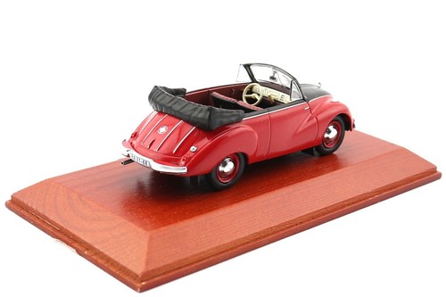 Atlas IFA F9 Cabriolet, Rot/Schwarz 1:43 - Bild 3 von 3