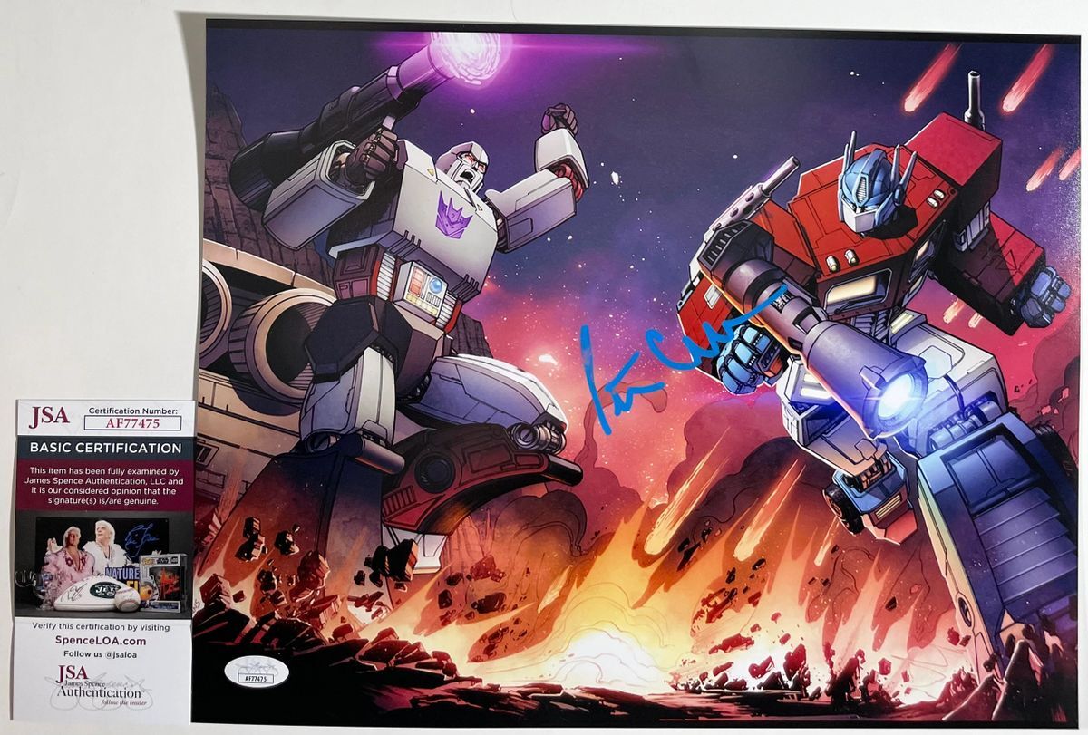 Peter Cullen Autographed Signed Transformers Optimus Prime 11x14 Photo D JSA COA 