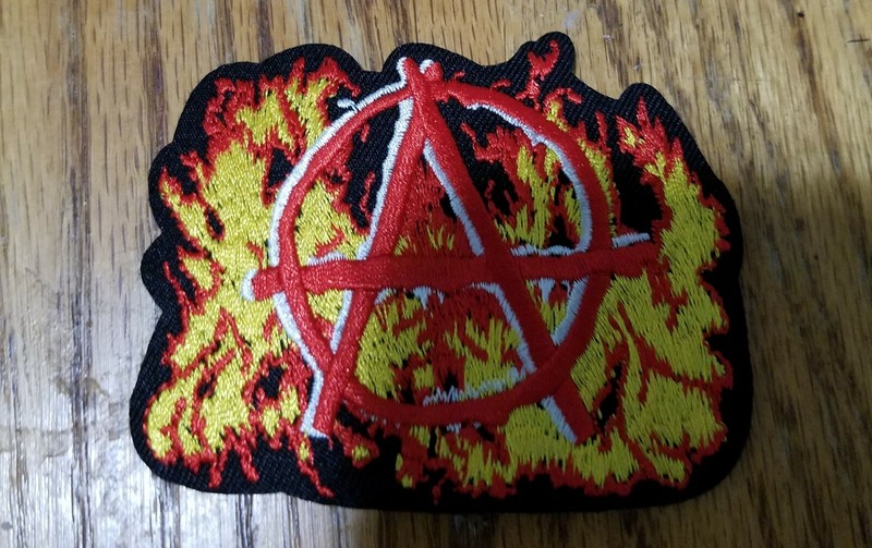 One Brand New Anarcho-Punk Embroidered patch Sex Pistols Crass Napalm Death