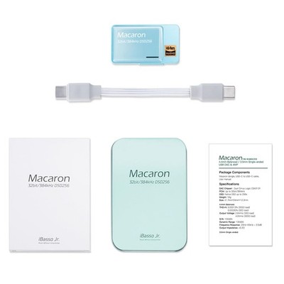 iBasso USB DAC Verstärker JR Macaron Hi-Res Audio Dual CS43131 3,5 mm 4,4 mm symmetrisch UK