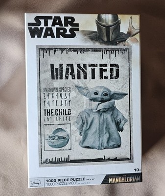 Disney Star Wars  Mandalorian Grogu Puzzle The Child 1000 Pc Sealed - Wanted