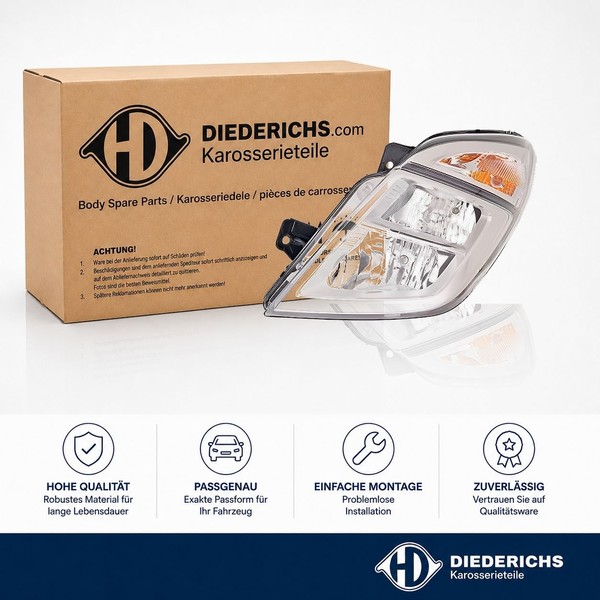 Hauptscheinwerfer Links Diederichs 6070081 Passend FÜR Nissan-image