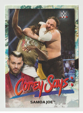 2019 Topps WWE SmackDown Live Corey Says #CG12 Samoa Joe