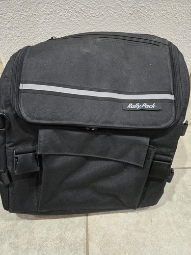 Juego de 2 Pack Rally Respaldos Moto Asiento Grande Sissy Bar Bolsa Mochila - Imagen 2 de 5