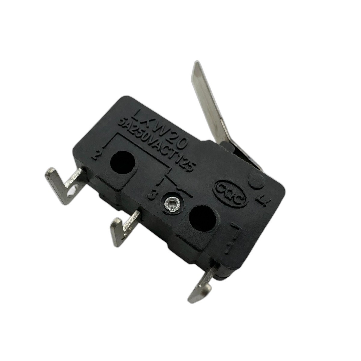 ZHONG SHUN LXW20 Right Angle Bent Lever Micro Switch 3-Pins 5A